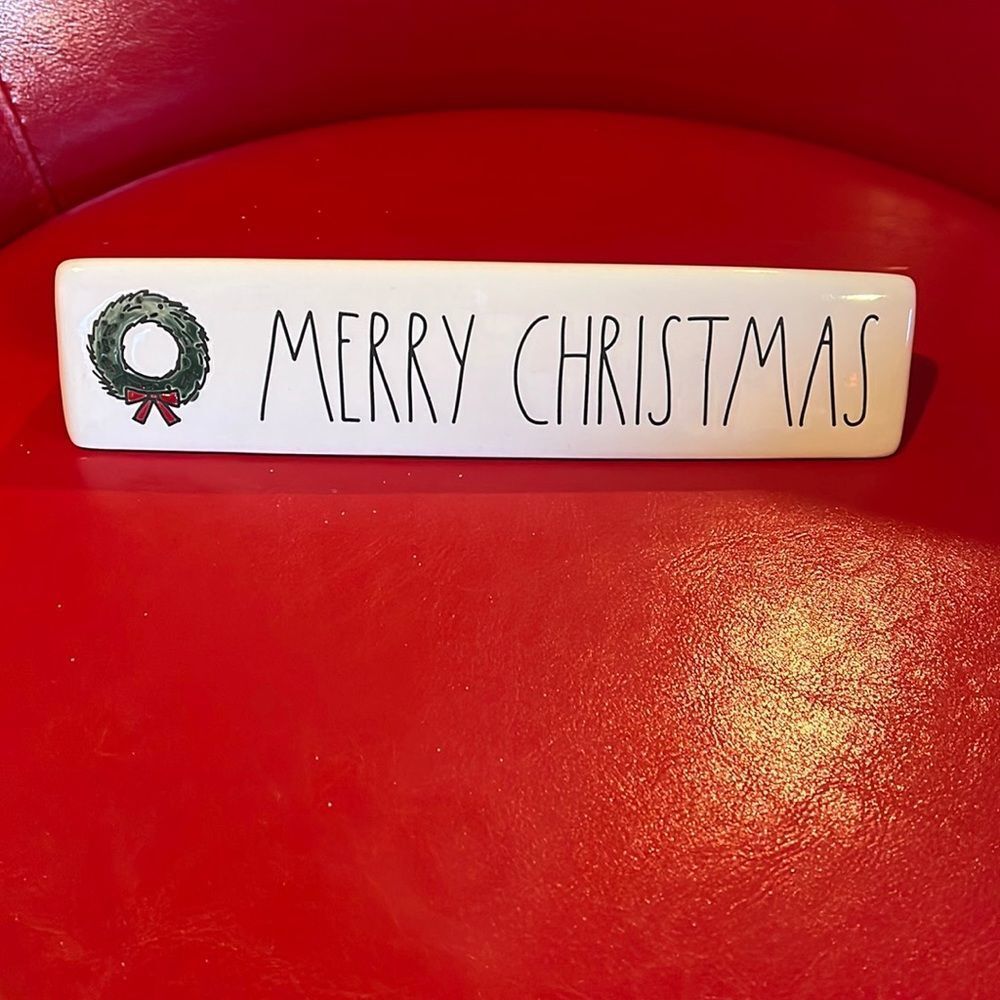 New Rae Dunn Merry Christmas sign